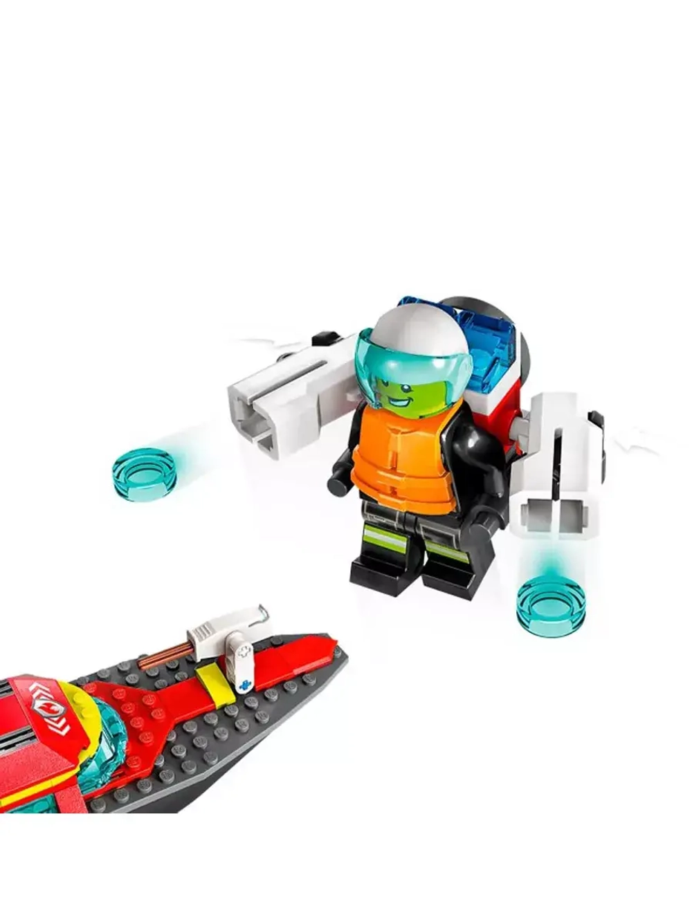 Лего Сити Спасательный пожарный катер 60373 Lego City