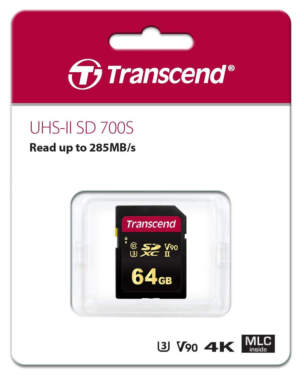 Карта памяти SDXC 64GB Transcend TS64GSDC700S