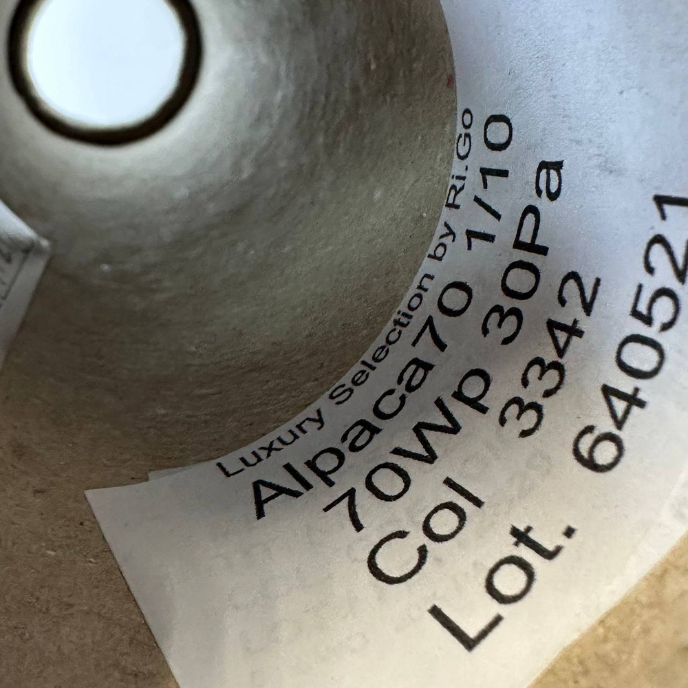 ALPACA70 - Ri.Go; 70% альпака, 30% п/а; 1000м/100гр; col. 6023, цвет: светло-бежевый; S717