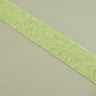 Нитка Хризолит 39 см. (Без замка)