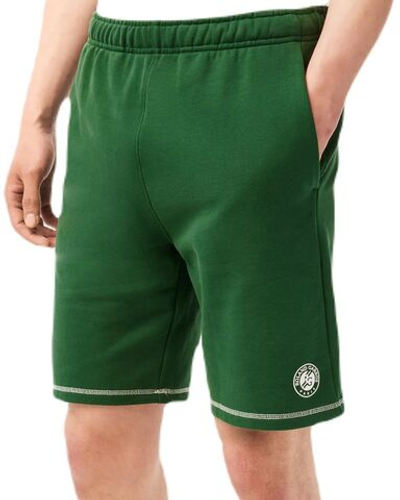 Мужские теннисные шорты Lacoste Sport Roland Garros Edition Flannel Shorts - green