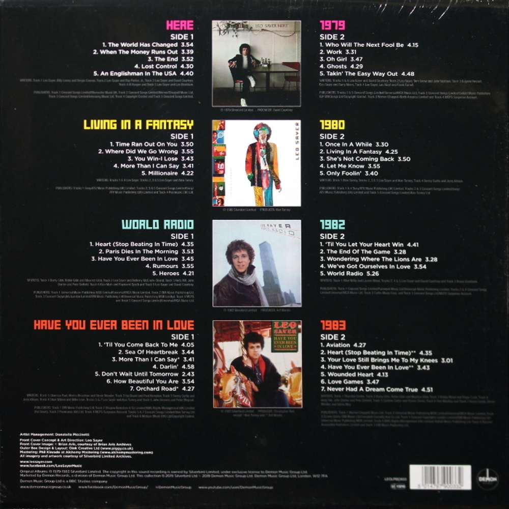 Leo Sayer / The Fantasy Years (The Vinyl LP Collection 1979-1983) (Clear Vinyl)(4LP)