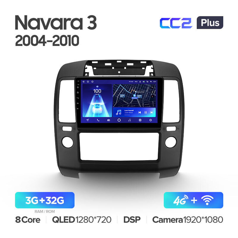 Teyes CC2 Plus 9" для Nissan Navara 2004-2010