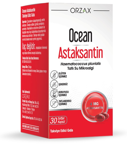 Orzax Astaxanthin 30 caps.