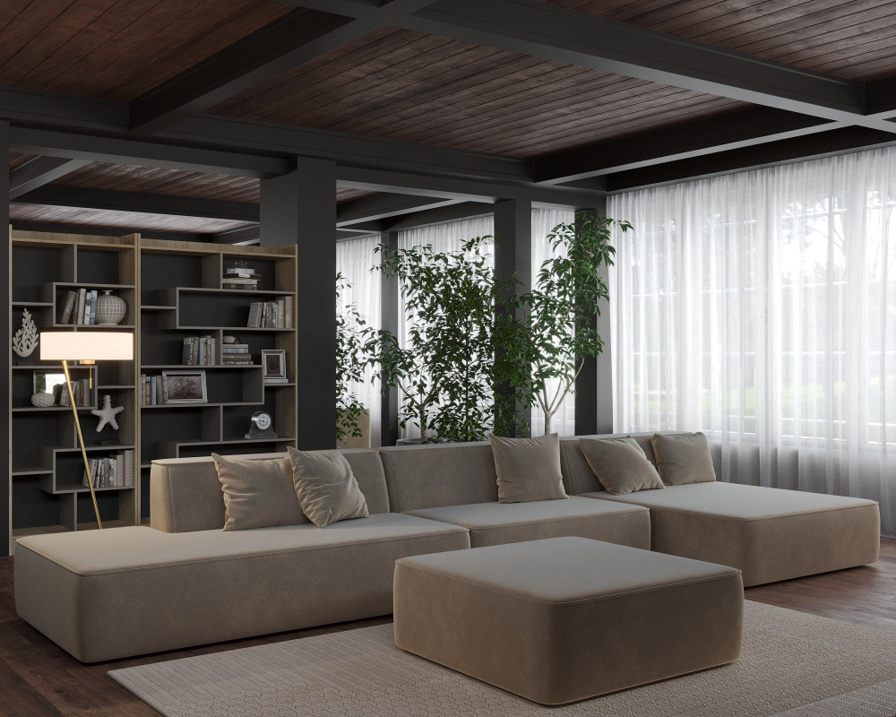 Диван, диван угловой Нафанаил, модульный