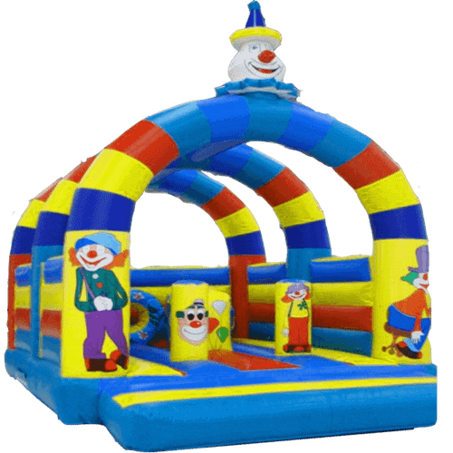 Уличный надувной батут "Клоунада"