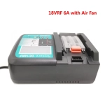 18VRF 6A зарядник for макита АКБ BL1860 BL1850 BL1890 Процент мощности вентелятор