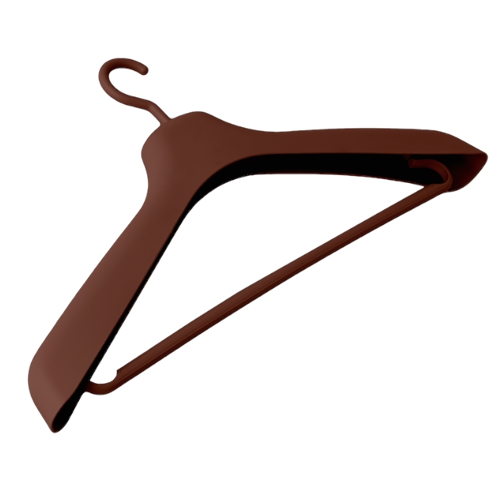 Вешалка "Элластик" большая с вращающимся крючком, цвет шоколад
