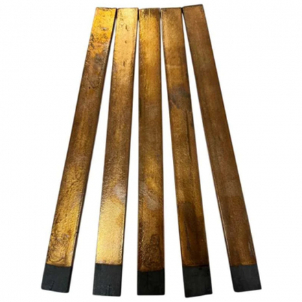 Электрод угольный омедненный плоский Great Wolf 5.0x25x305 мм, 5 шт GWR25305