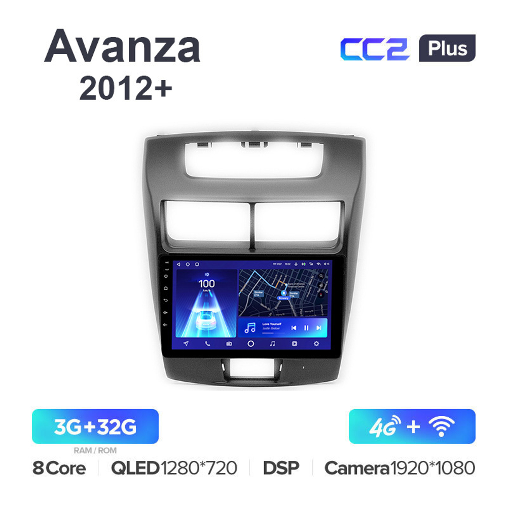 Teyes CC2 Plus 9"для Toyota Avanza 2012+