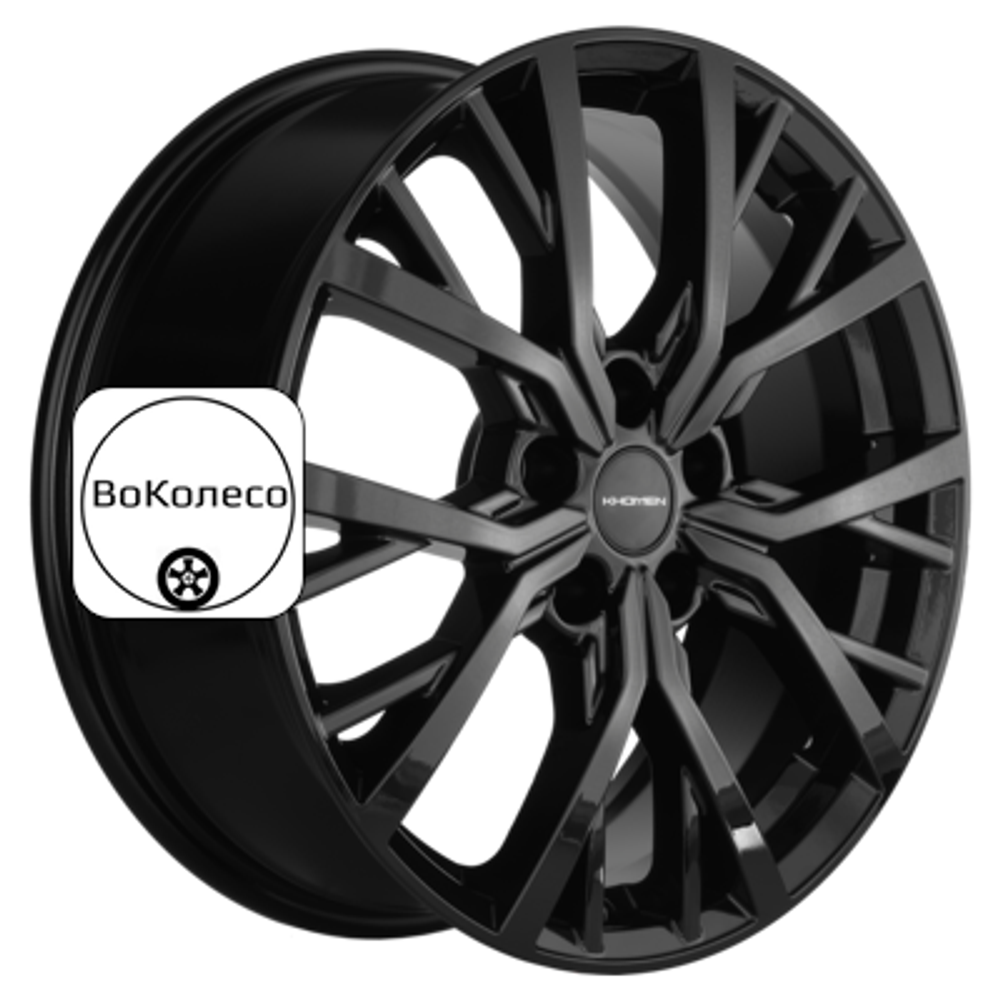 7x18/5x114,3 ET40 D64,1 KHW1806 (Haval F7/F7x) Black Khomen Wheels