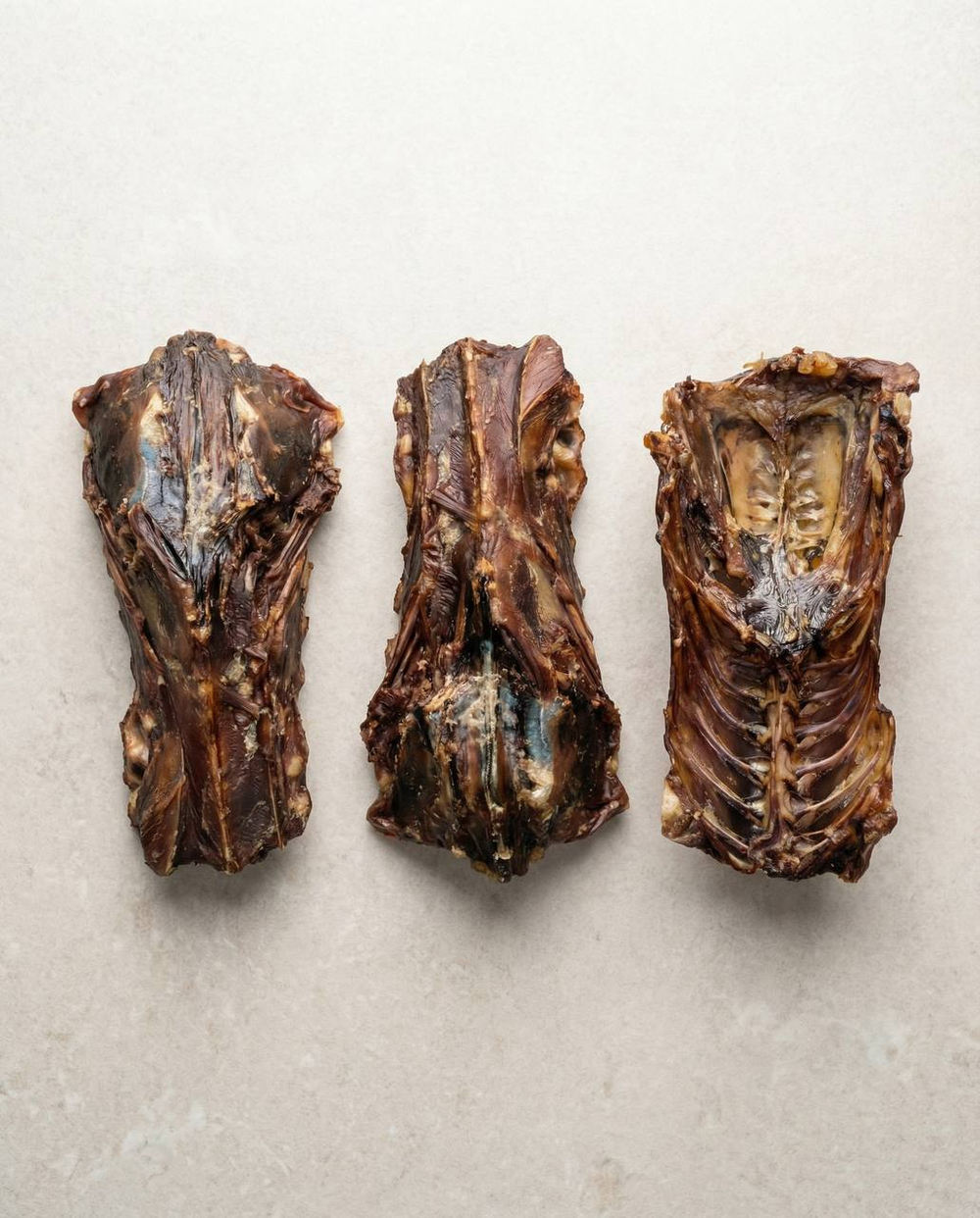 Спинки утиные сушёные для собак