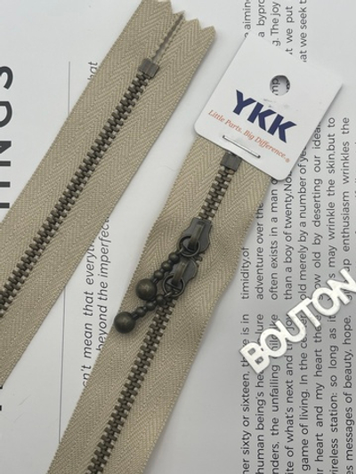 Молния YKK Металлическая двухзамковая неразъемная т3 арт 572