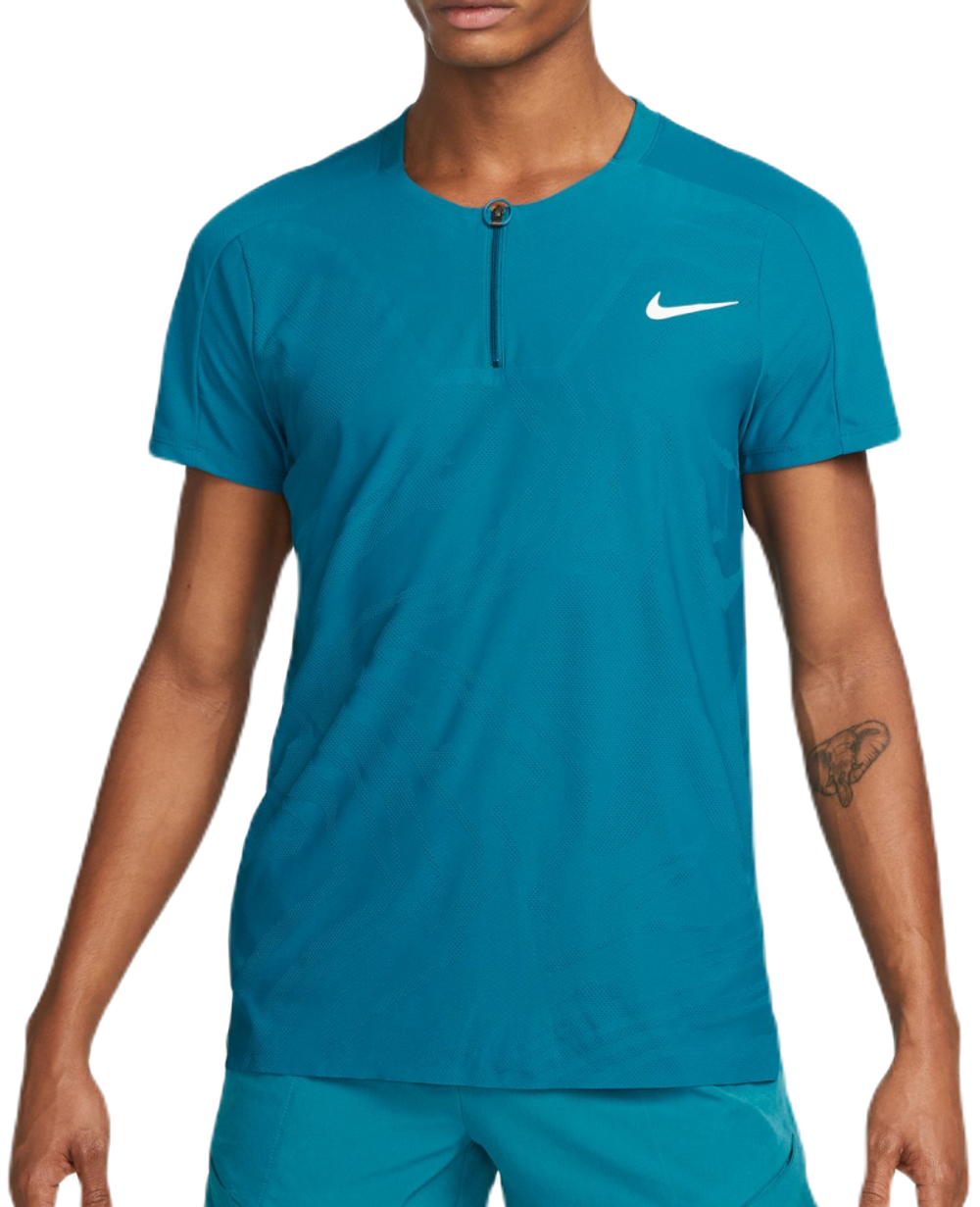Теннисное поло Nike Court Dri-Fit Adventage Slam Tennis Polo - green abyss/white - Green