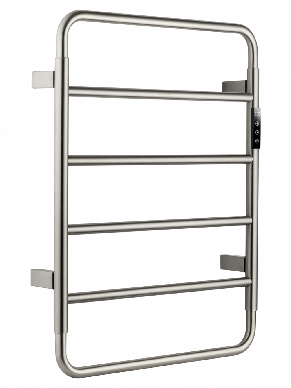 Полотенцесушитель электрический WONZON & WOGHAND WISMAR, Брашированный никель (WW-AL201-BR)