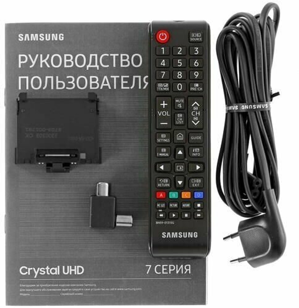 75" Samsung UE75TU7100U (2020), серый титан