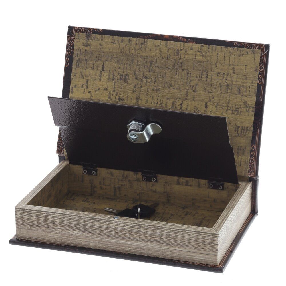 GAEM Шкатулка-книга сейф, L15,5 W5 H24 см