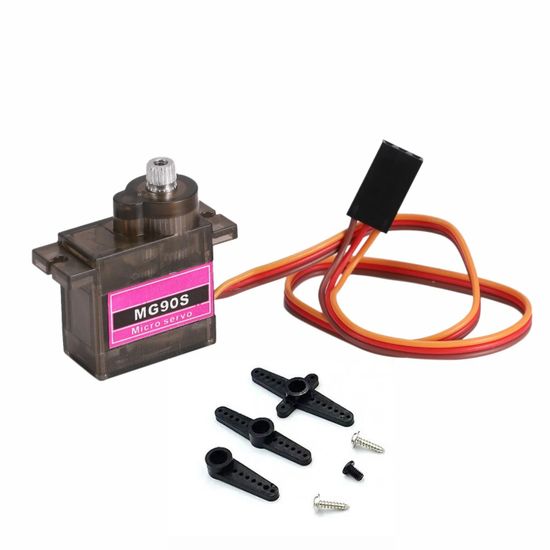 Сервопривод MG90s (Servo-mini 360) 2 шт непрерывного вращения