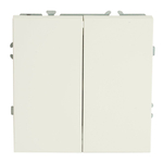 Переключатель перекрестный 2-клавишный (механизм), STEKKER, 250В, 10А, серия Эмили, RSW10-5111-01, белый фарфор, soft touch 50162