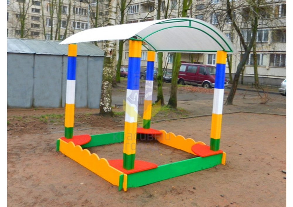 Песочница с навесом