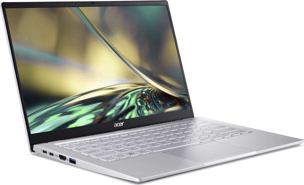 Ноутбук Acer Swift 3 SF314-512-305M, 14&amp;quot; (1920x1080) IPS/Intel Core i3-1220P/8ГБ DDR4/512ГБ SSD/UHD Graphics/Windows 11 Home, серебристый [NX.K0EER.007]