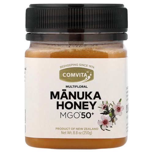 Comvita, Многоцветковый мед манука, MGO 50+, 250 г (8,8 унции)