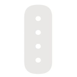 Коннектор прямой для магнитного шинопровода Arte Lamp OPTIMA