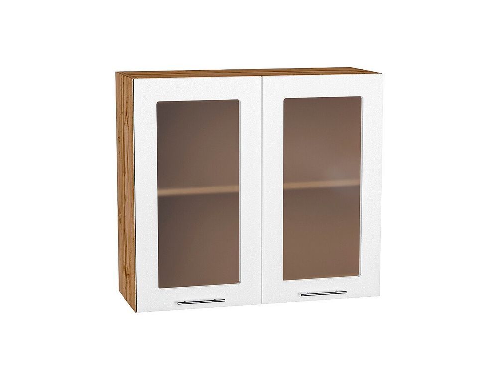 Шкаф верхний с 2-мя остекленными дверцами Валерия-М