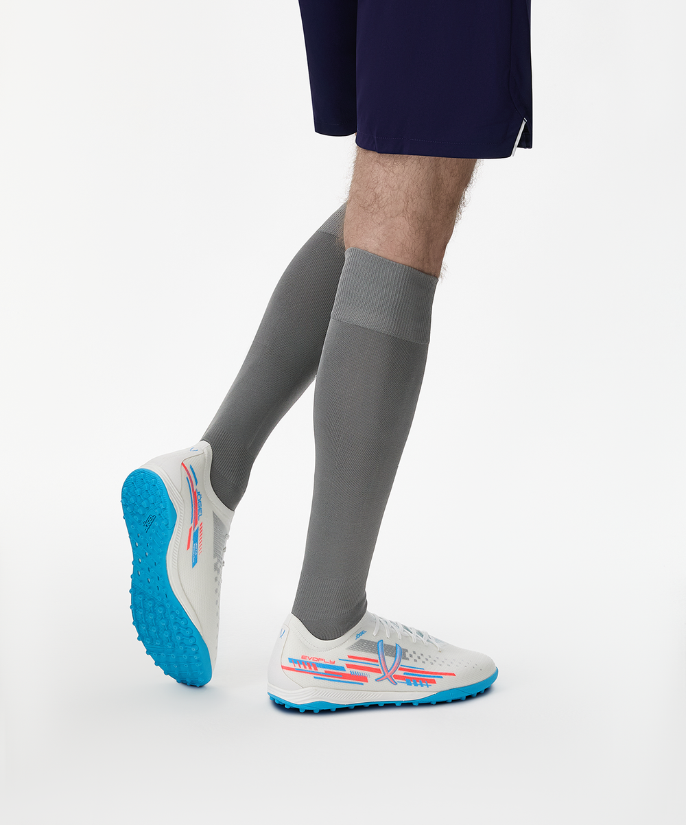 Бутсы многошиповые Evofly TF PRO White/blue