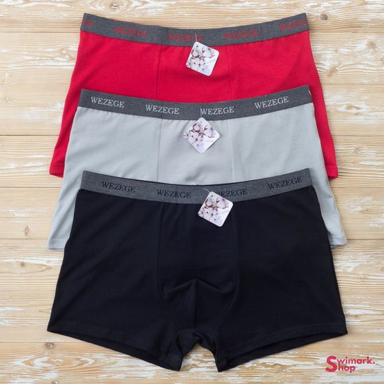 Трусы-боксеры WEZEGE HR-4141, 3 шт. в уп.