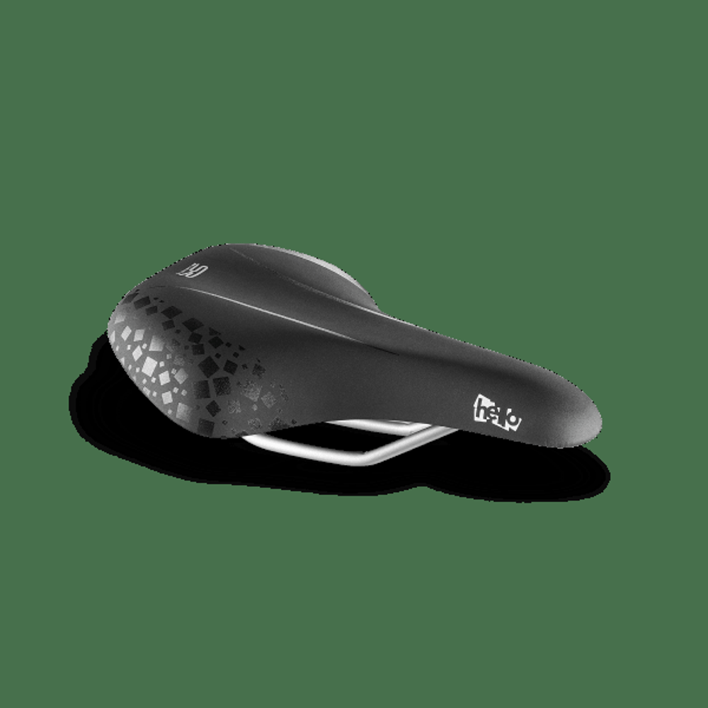 Седло вело SELLE ROYAL Hello Junior подростковое,черное/02-300094