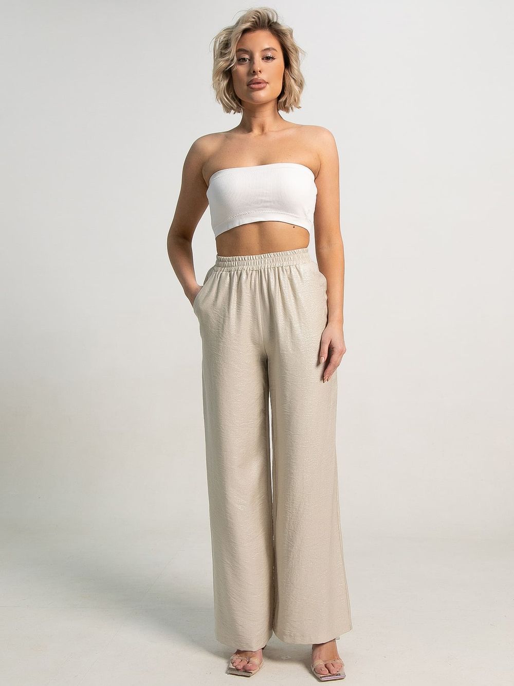 Брюки Сияние лета (бежевое серебро) Б15678-5М LT Collection