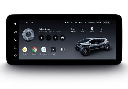 Магнитола для Toyota Camry 70 (75) 2021-2023 (РФ, Евро, Китай) - Teyes LUX ONE ROUND монитор 12.3", Android 10, ТОП процессор, CarPlay, 4G SIM-слот