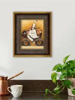 Картина настенная интерьерная в багетной раме 18*21 см