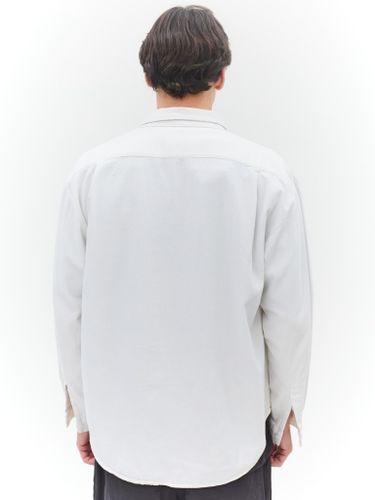 Белая джинсовая рубашка MOSCO