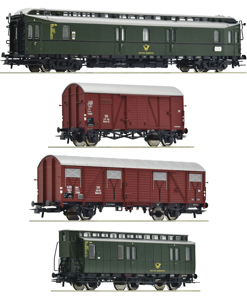 Почтовый поезд (4 вагона), DB, Ep.III