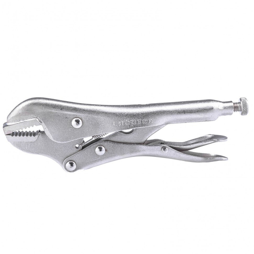 18427 Зажим ручной, усиленный, плоский захват, 180 мм//Сибрт