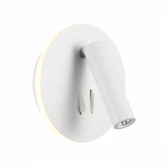 SL1586.513.01 Светильник настенный Белый LED 1*8W 3000K 624Lm Ra>80 24° IP20 L-xW155xH155 170-240V Настенные светильники