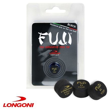 Наклейка для кия Longoni Fuji Black ø13мм Hard 1шт.
