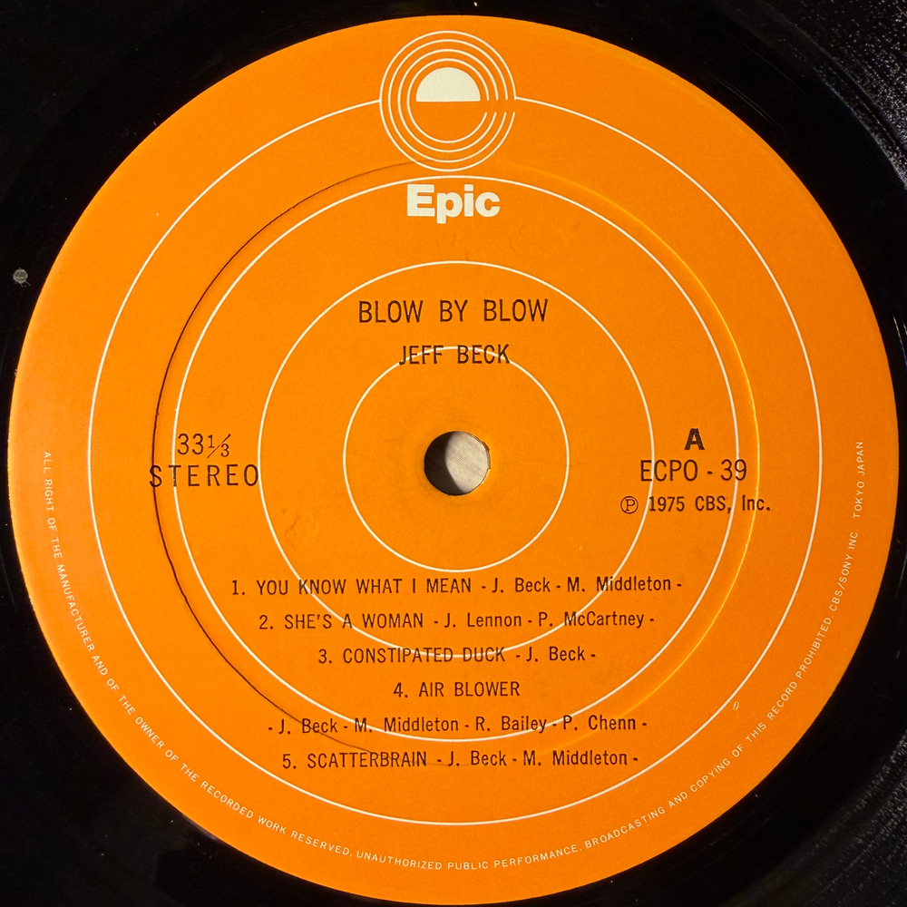 Jeff Beck – Blow By Blow (Япония 1975г.)