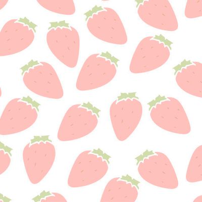 Strawberries are gently pinkish in color
