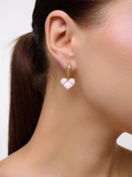 Серьги "Queen Pink Soul " Gold