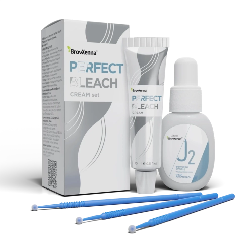 Профессиональный набор крем для осветления бровей Perfect Bleach, BrowXenna®