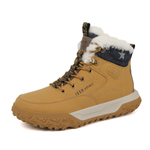 JEEP SPIRIT Yellow Boots Thermal Abrasion Resistant Height Increasing Short Combat Boots Men"s Sunrise Yellow
