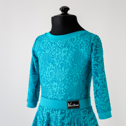 бирюзовое платье