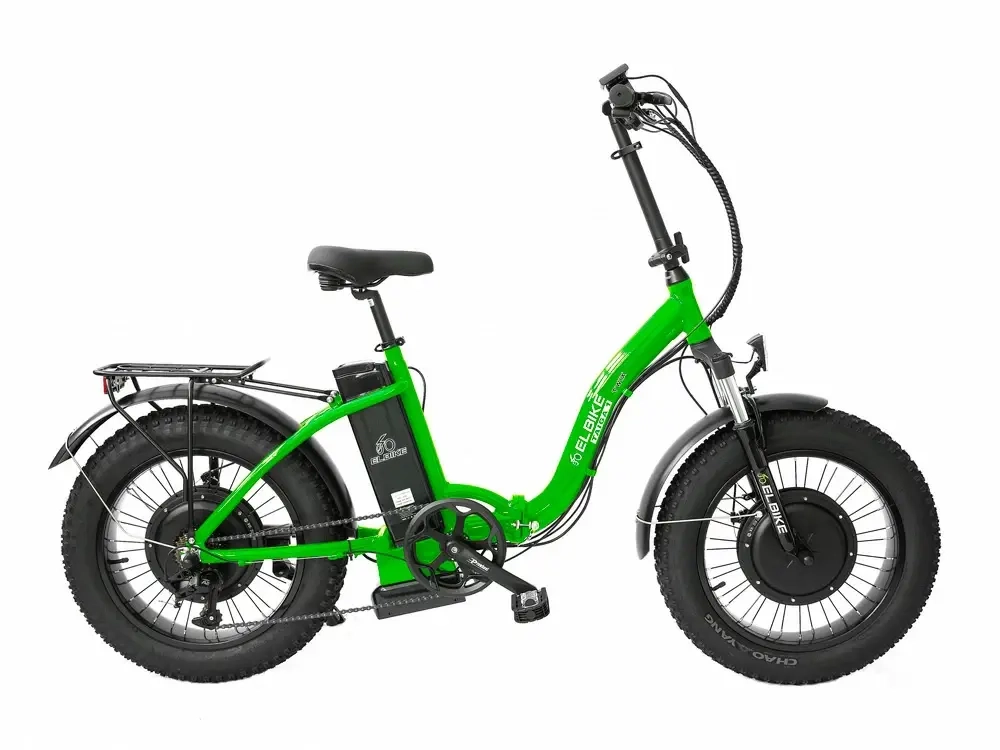 Электрофэтбайк Elbike TAIGA 1 Twix (Зеленый)