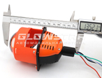 Билед модули M01 PRO, 2.5 дюйма, 12v, 5500К, с подсветкой красного цвета Devil Eyes (комплект, 2шт)