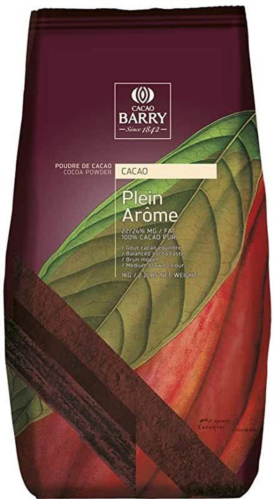 Какао-порошок алк. Cacao Barry PLEIN AROME, 1 кг