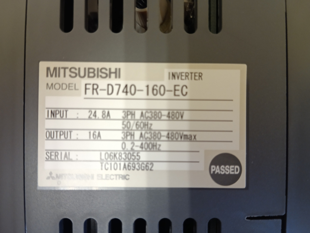 Mitsubishi FR-F740-160-EC новое