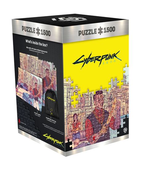 Пазл Good Loot Cyberpunk 2077 Valentinos - 1500 элементов / Пазл по мотивам игры «Киберпанк 2077»